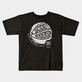 Scoot Henderson Portland Basketball Kids T-Shirt